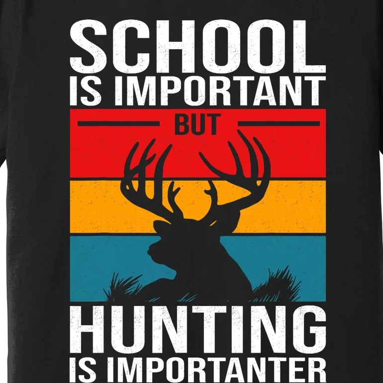 Funny Hunting Art Hunter Deer Clothes Premium T-Shirt