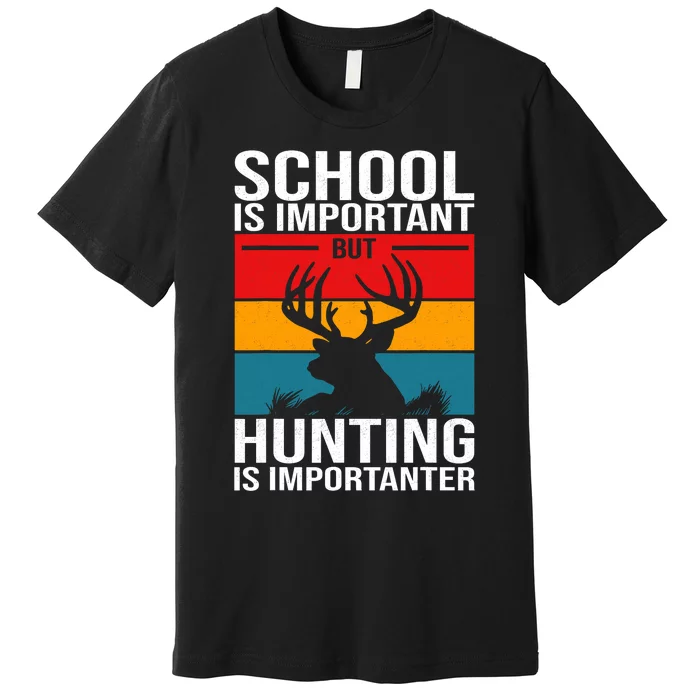 Funny Hunting Art Hunter Deer Clothes Premium T-Shirt