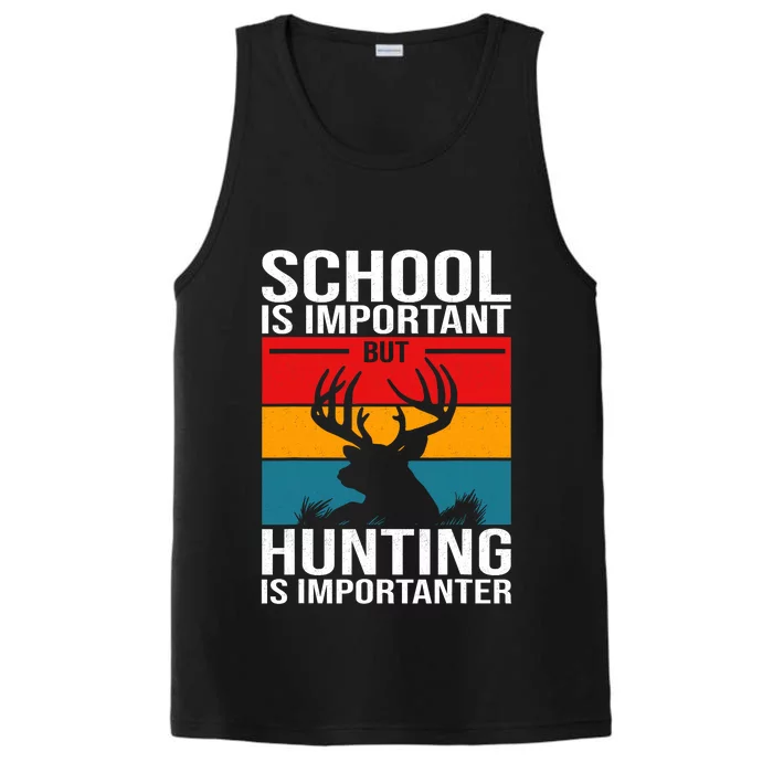 Funny Hunting Art Hunter Deer Clothes Performance Tank