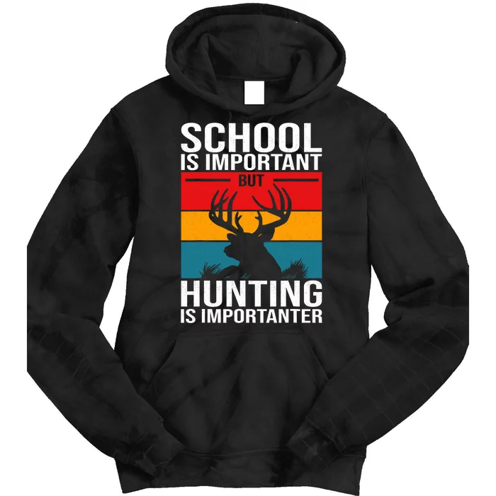 Funny Hunting Art Hunter Deer Clothes Tie Dye Hoodie