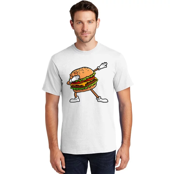 Funny Hamburger Art Women Cheeseburger Lover Tall T-Shirt