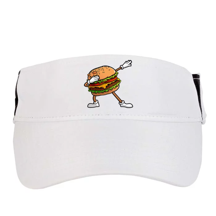 Funny Hamburger Art Women Cheeseburger Lover Adult Drive Performance Visor