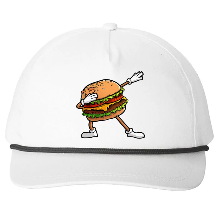 Funny Hamburger Art Women Cheeseburger Lover Snapback Five-Panel Rope Hat