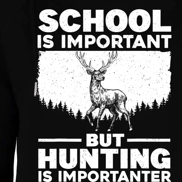 Funny Hunting Art Deer Hunter Wildlife Hunting Womens Funnel Neck Pullover Hood