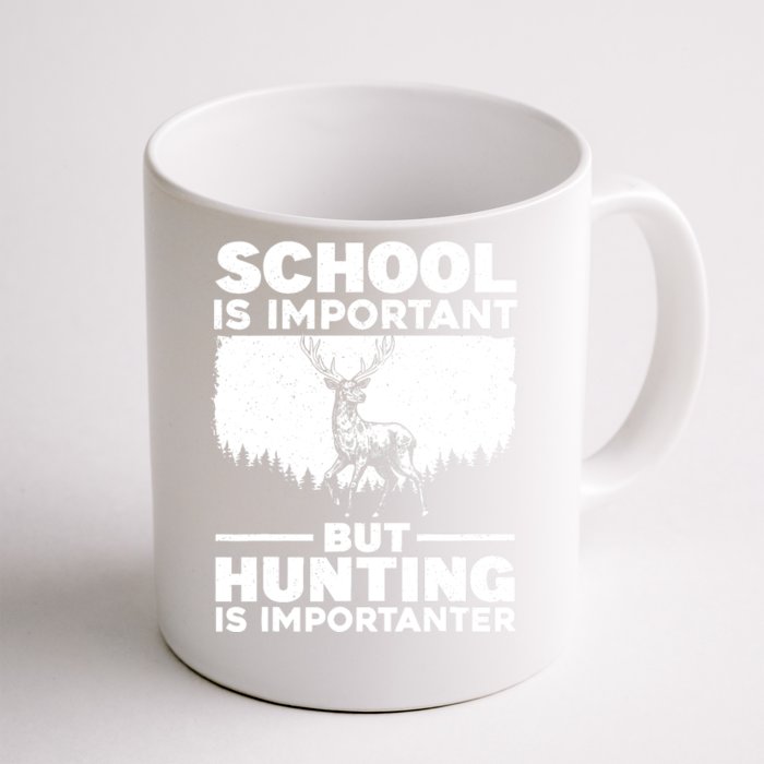 Funny Hunting Art Deer Hunter Wildlife Hunting Front & Back Coffee Mug