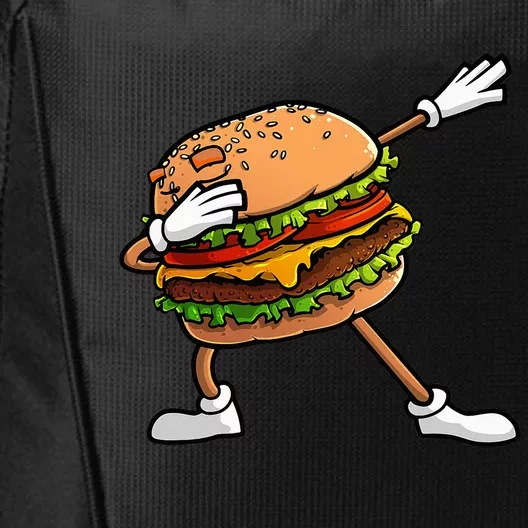 Funny Hamburger Art Cheeseburger Lover City Backpack