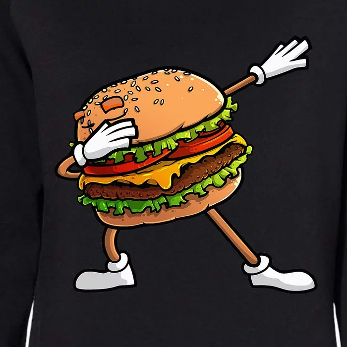 Funny Hamburger Art Cheeseburger Lover Womens California Wash Sweatshirt