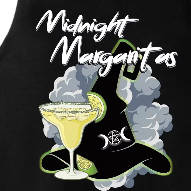 Funny Halloween And Midnight Margaritas Gift Ladies Tri-Blend Wicking Tank