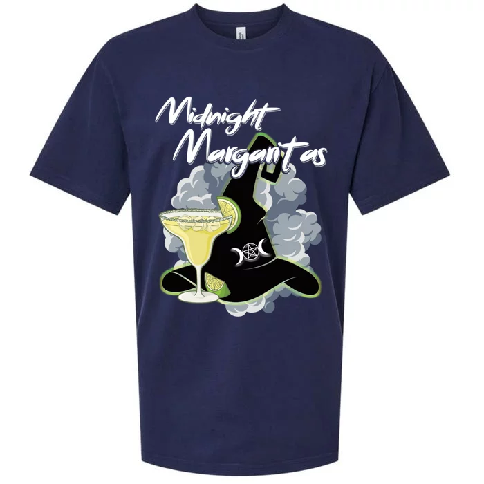 Funny Halloween And Midnight Margaritas Gift Sueded Cloud Jersey T-Shirt