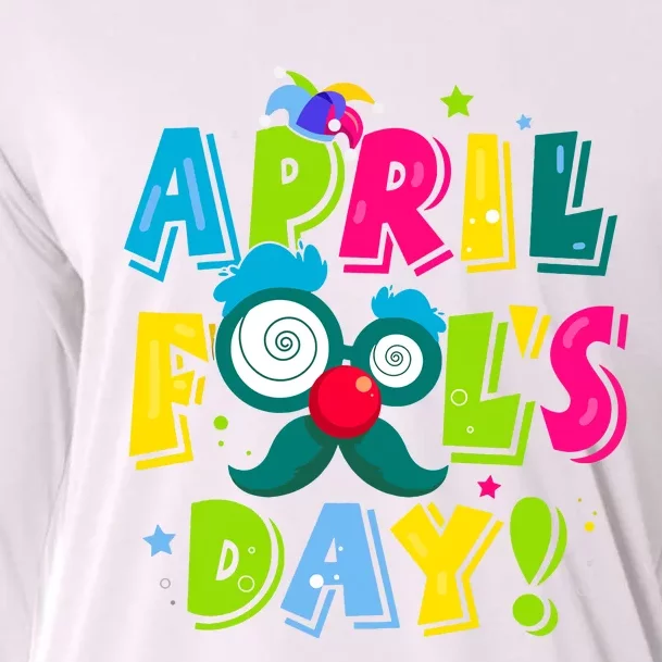 Funny Happy April Fools Day 1st April Fools Day Joke Pranks Cooling Performance Long Sleeve Crew