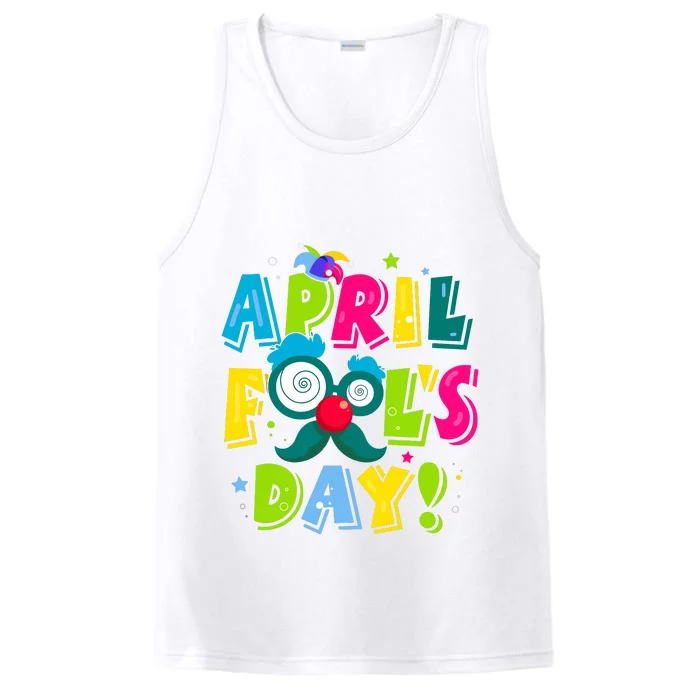 Funny Happy April Fools Day 1st April Fools Day Joke Pranks Performance Tank