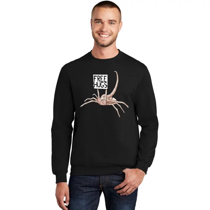 Free Hugs Alien Tall Sweatshirt