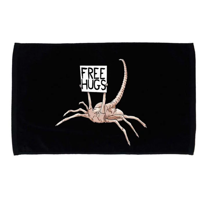 Free Hugs Alien Microfiber Hand Towel