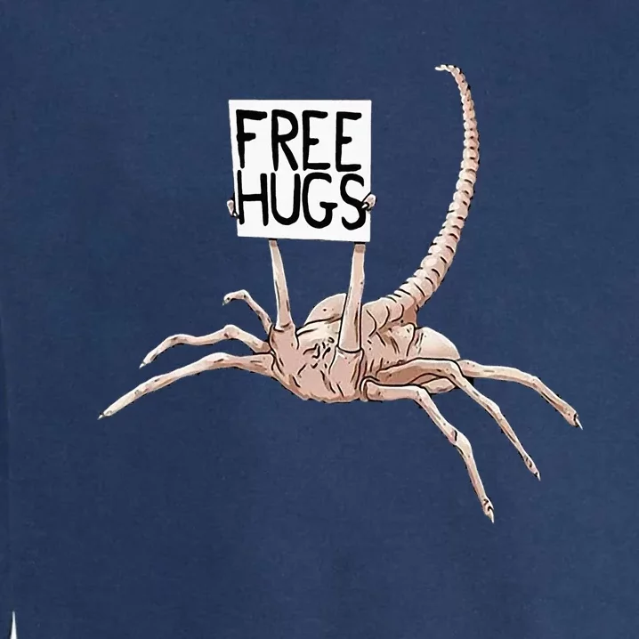 Free Hugs Alien Garment-Dyed Sweatshirt