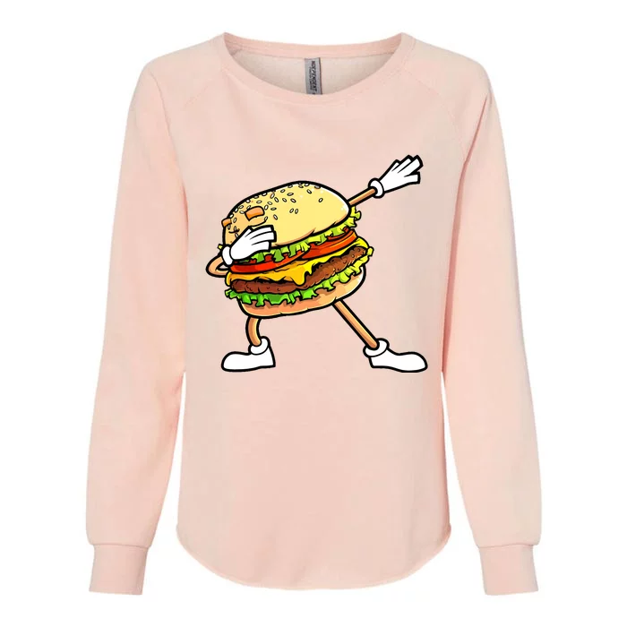 Funny Hamburger Art Women Cheeseburger Lover Womens California Wash Sweatshirt