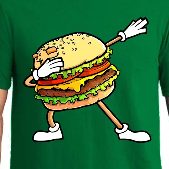 Funny Hamburger Art Women Cheeseburger Lover Pajama Set