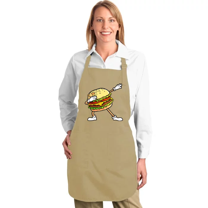 Funny Hamburger Art Women Cheeseburger Lover Full-Length Apron With Pocket