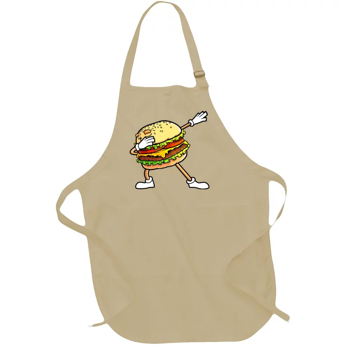 Funny Hamburger Art Women Cheeseburger Lover Full-Length Apron With Pocket