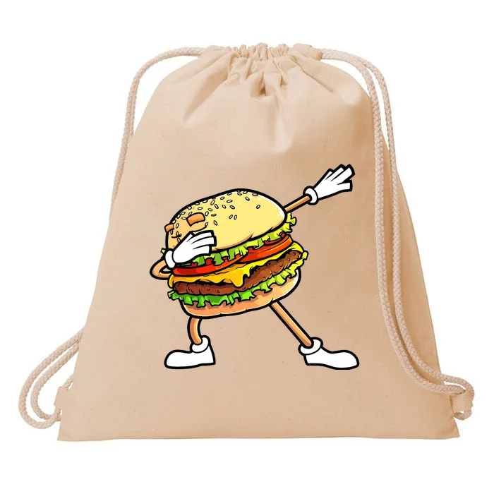 Funny Hamburger Art Women Cheeseburger Lover Drawstring Bag