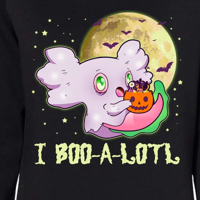 Funny Halloween Axolotl Ghost I Boo A Lotl Womens California Wash Sweatshirt