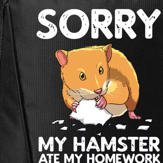 Funny Hamster Art For Boy Girl Animal Hamster Lover City Backpack