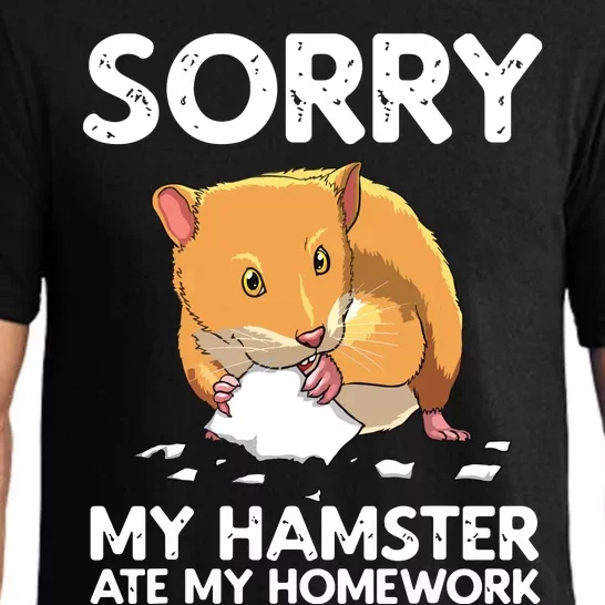 Funny Hamster Art For Boy Girl Animal Hamster Lover Pajama Set