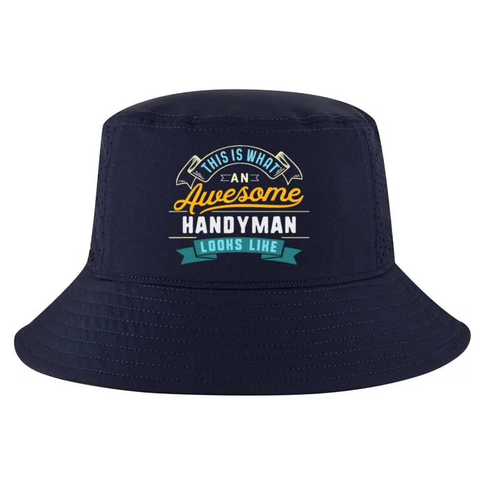 Funny Handyman Awesome Job Occupation Graduation Cool Comfort Performance Bucket Hat