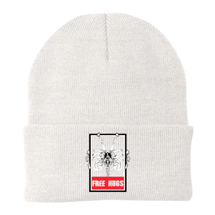 Free Hugs Alien Sci Fi Valentines Knit Cap Winter Beanie