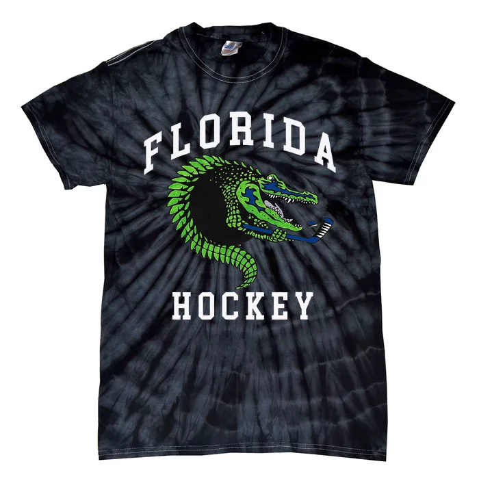 Florida Hockey Alligator Tie-Dye T-Shirt