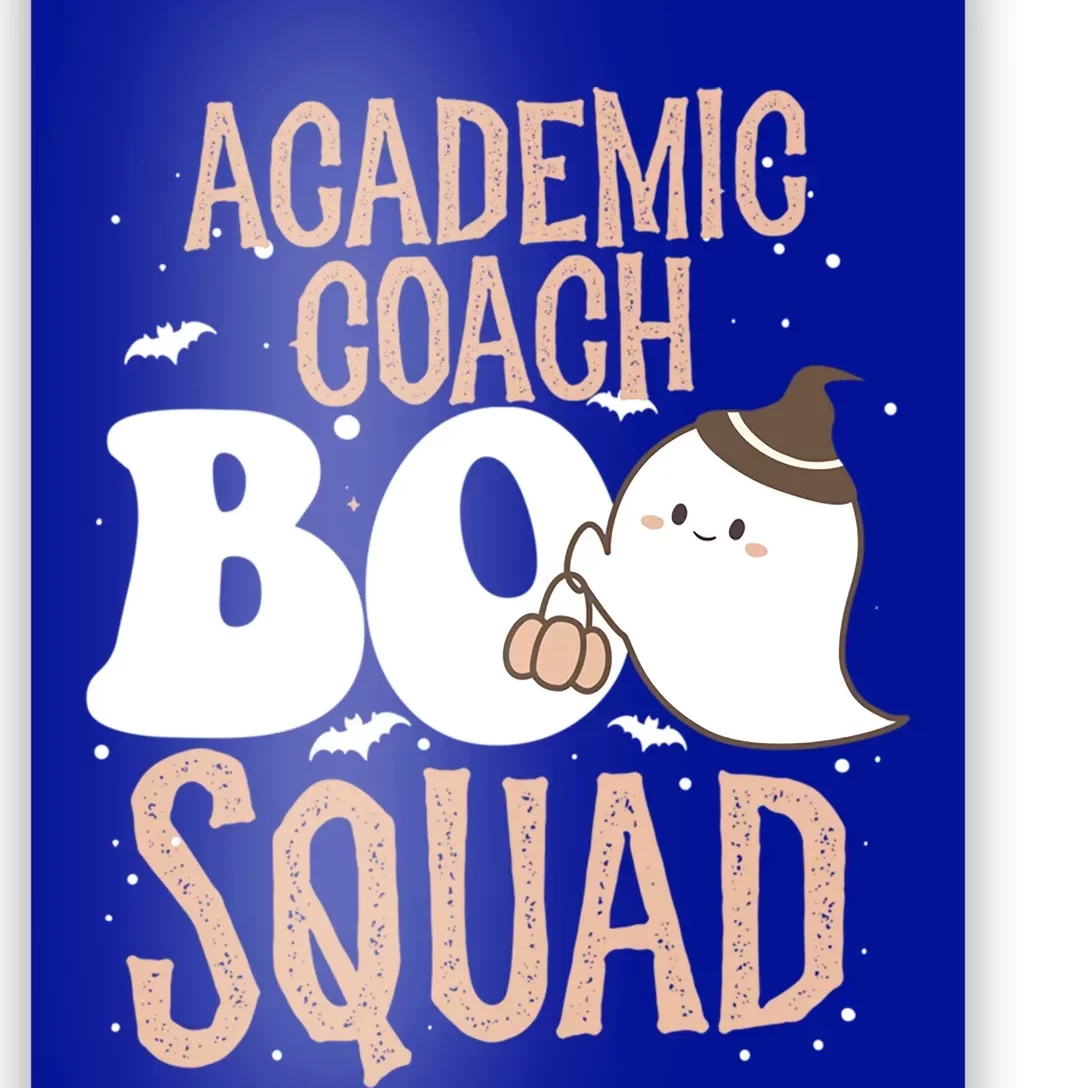 Funny Halloween Academic Coach Boo Squad Costume Teacher Meaningful Gift Poster