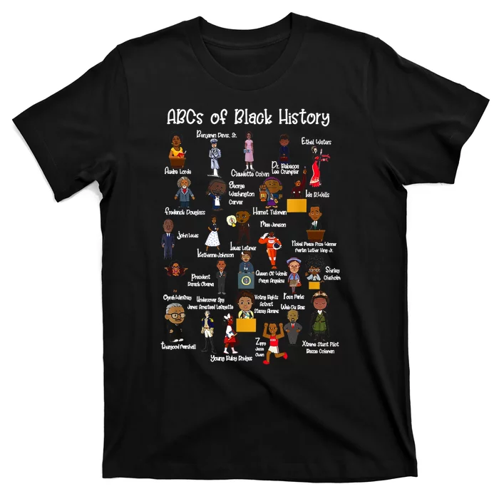 FULL HD Abcs Of Black History T-Shirt