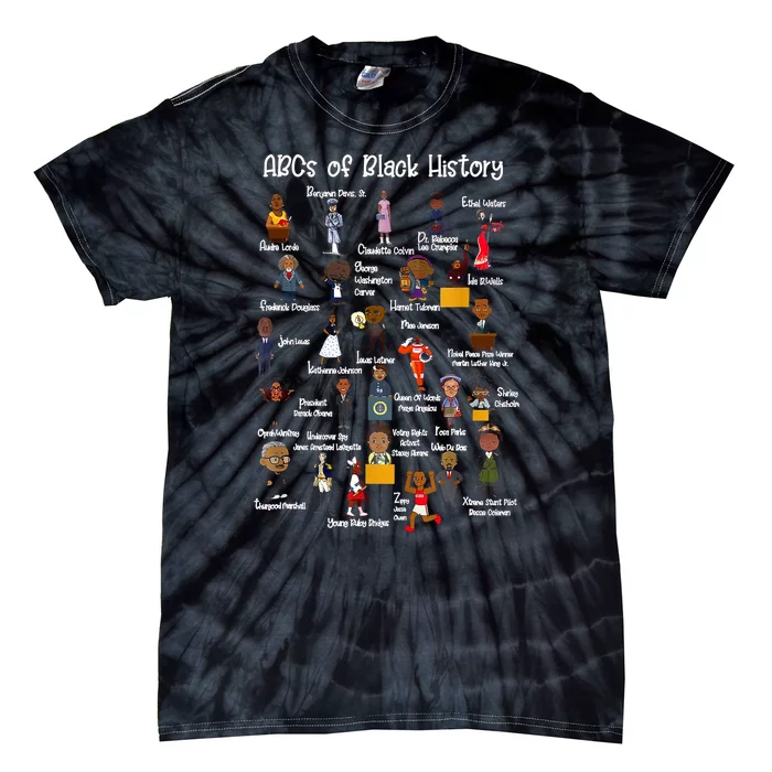 FULL HD Abcs Of Black History Tie-Dye T-Shirt