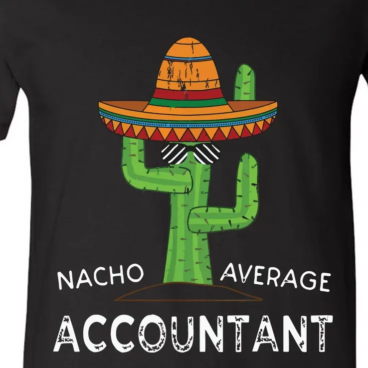 Fun Hilarious Accounting Humor Funny Accountant V-Neck T-Shirt