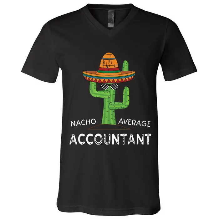 Fun Hilarious Accounting Humor Funny Accountant V-Neck T-Shirt