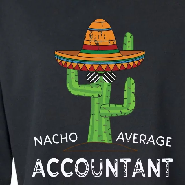 Fun Hilarious Accounting Humor Funny Accountant Cropped Pullover Crew