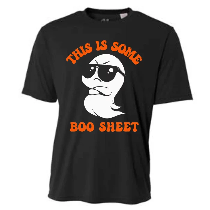 Funny Halloween Boo Ghost Costume This Is Some Boo Sheet Cooling Performance Crew T-Shirt