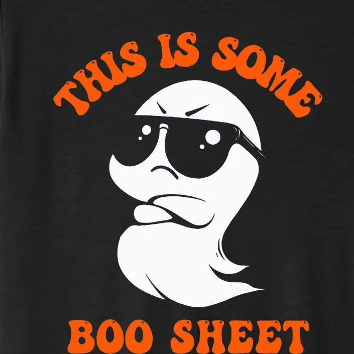 Funny Halloween Boo Ghost Costume This Is Some Boo Sheet ChromaSoft Performance T-Shirt