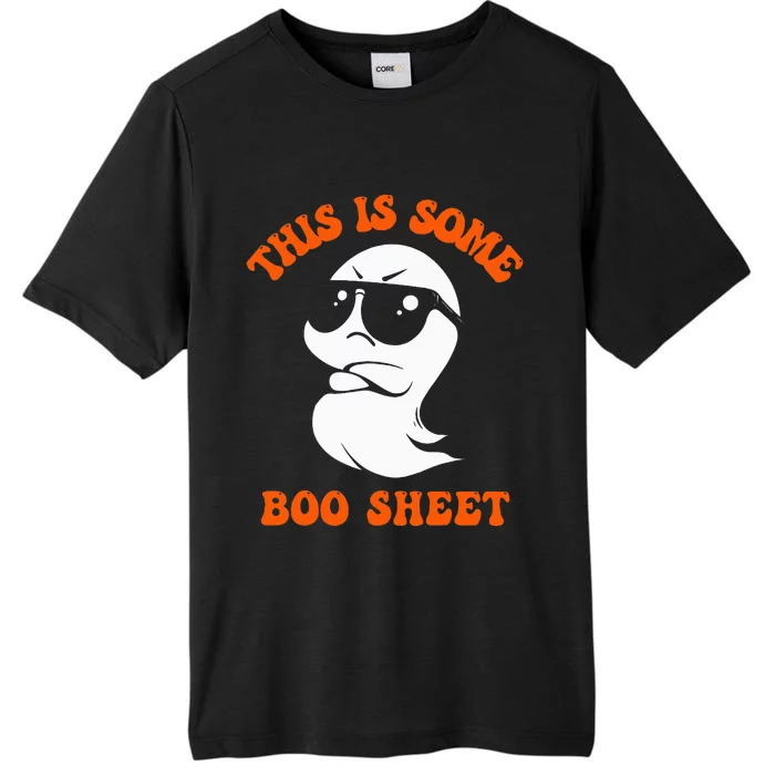 Funny Halloween Boo Ghost Costume This Is Some Boo Sheet ChromaSoft Performance T-Shirt