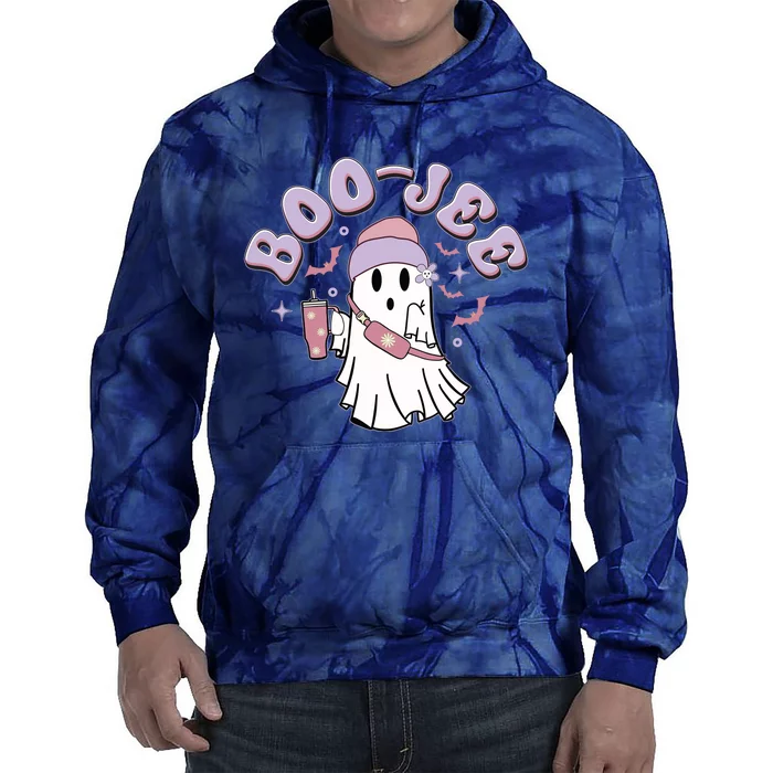 Funny Halloween Boo Jee Ghost Tie Dye Hoodie