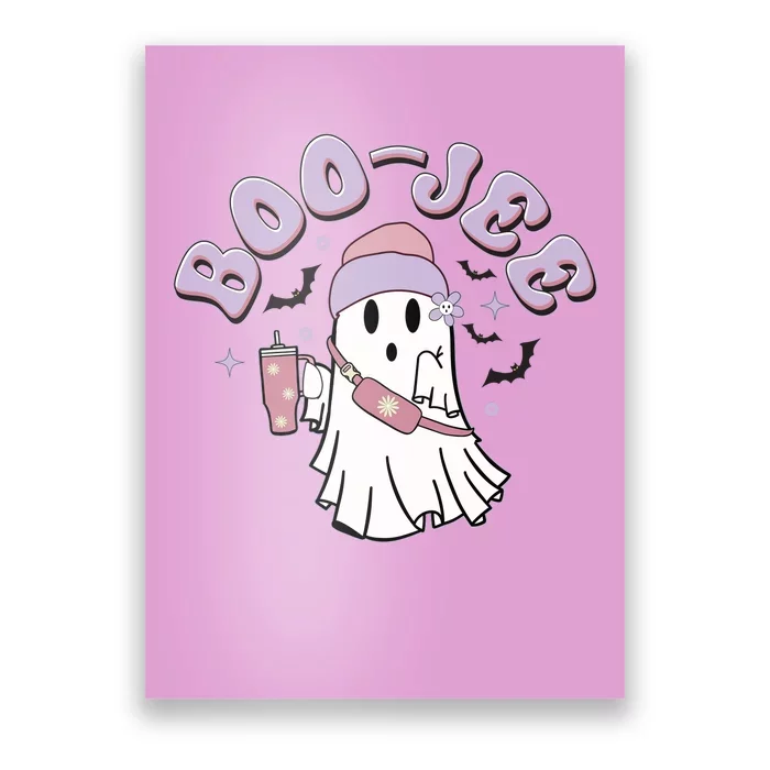 Funny Halloween Boo Jee Ghost Poster