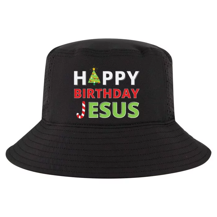 Funny Happy Birthday Jesus Funny Christian Christmas Cool Comfort Performance Bucket Hat