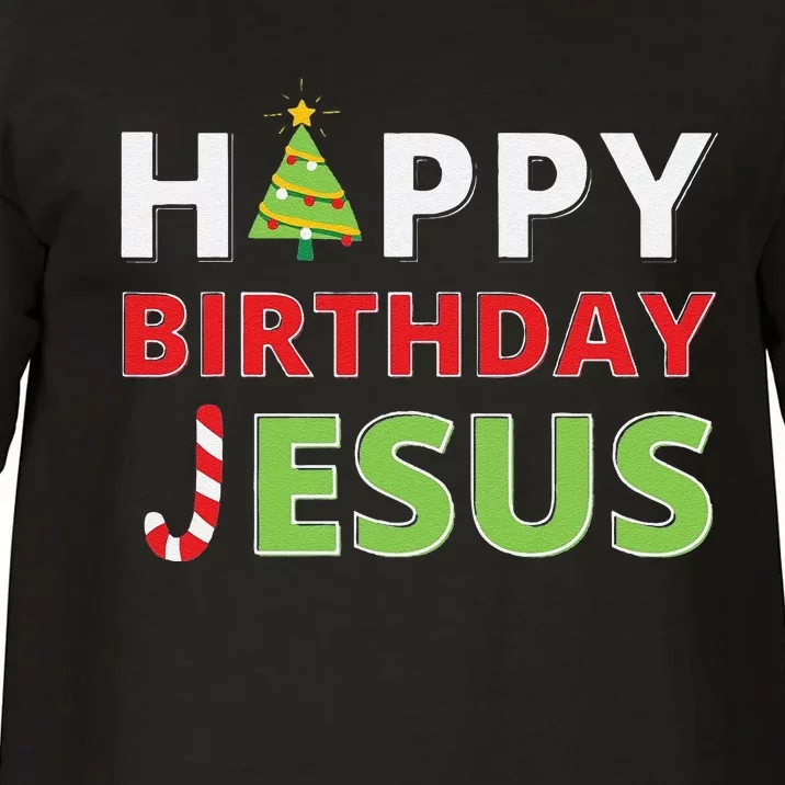 Funny Happy Birthday Jesus Funny Christian Christmas Comfort Colors T-Shirt