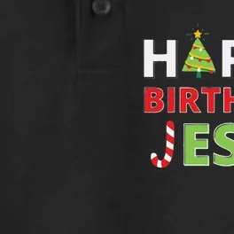 Funny Happy Birthday Jesus Funny Christian Christmas Dry Zone Grid Performance Polo