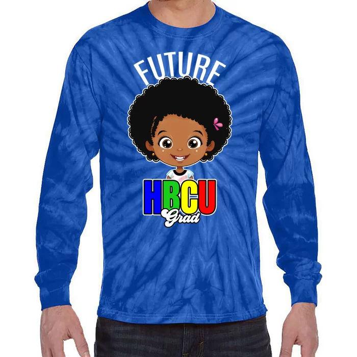 Future Historically Black College University Student Hbcu Cute Gift Tie-Dye Long Sleeve Shirt