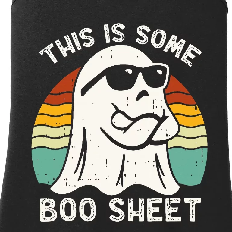 Funny Halloween Boo Ghost Costume This Is Some Boo Sheet Ladies Essential Tank