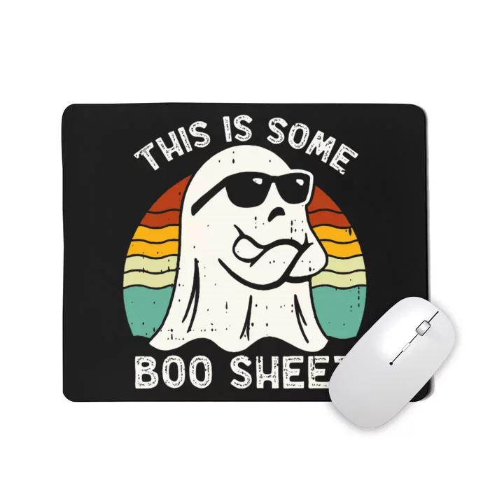 Funny Halloween Boo Ghost Costume This Is Some Boo Sheet Mousepad