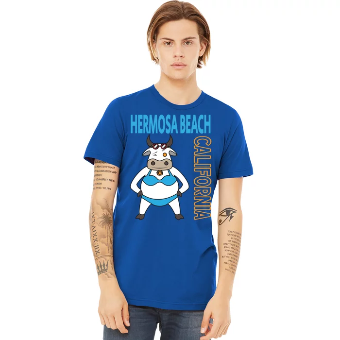 Funny Hermosa Beach Vacation Family Trip Gift Premium T-Shirt