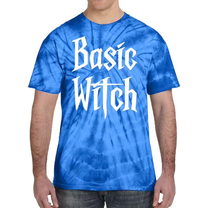 Funny Halloween Basic Witch Gift Tie-Dye T-Shirt