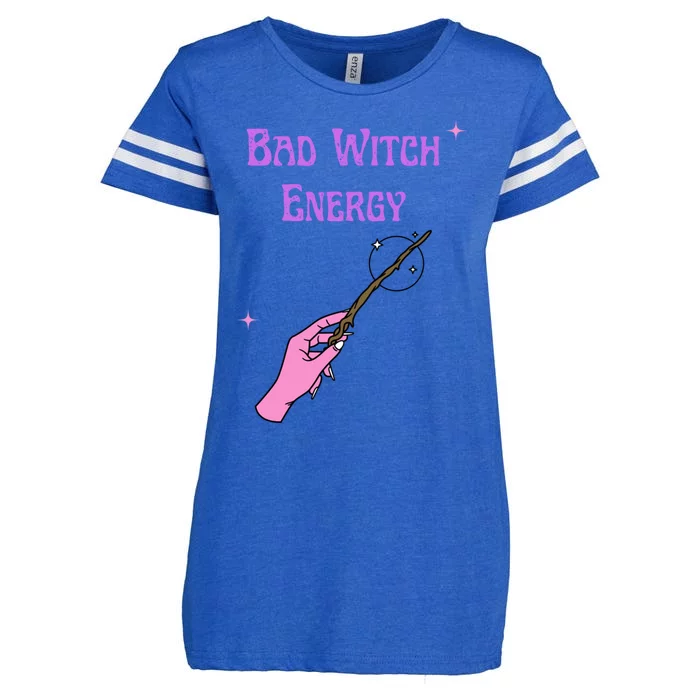 Funny Halloween Bad Witch Energy Cool Design Gift Enza Ladies Jersey Football T-Shirt