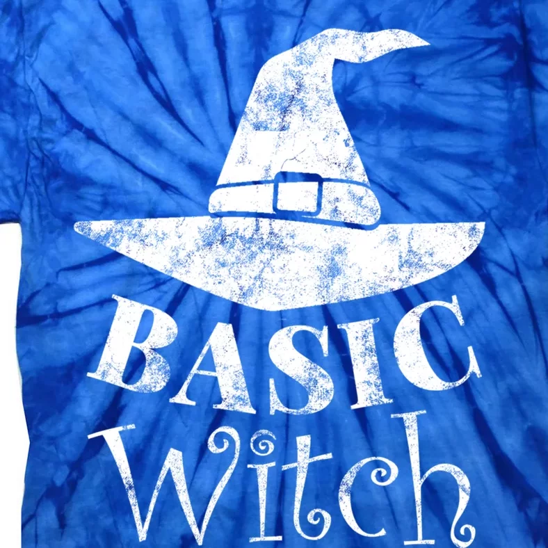 Funny Halloween Basic Witch Lazy Last Minute Costume Gift Tie-Dye T-Shirt